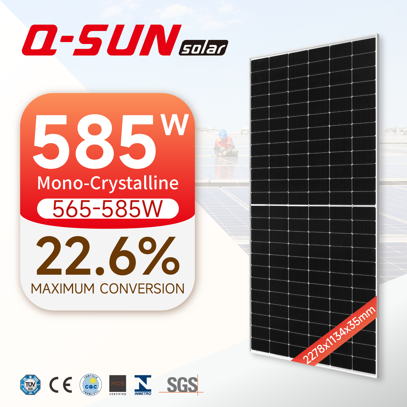 Qrystal N8 QNHT-03 565-585W