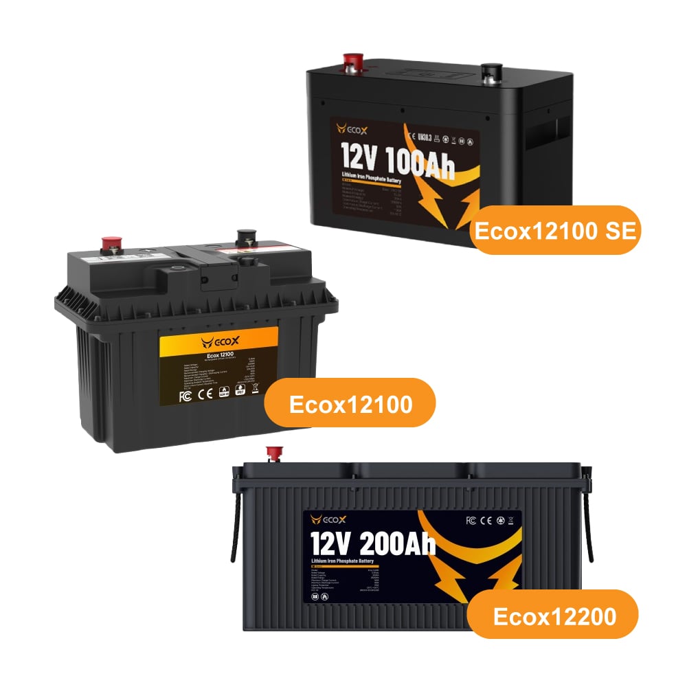 Ecox 12V Lifepo4 12V Battery