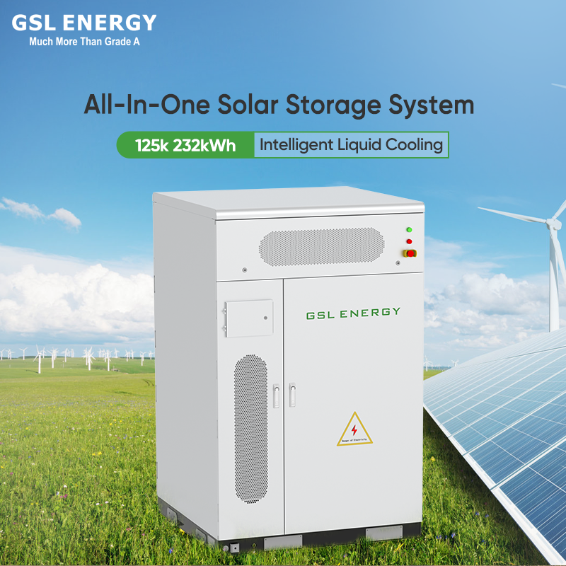 125kw261kWh liquid cooling AC coupled battery energy storage system /CESS Business and Industrial Storage Solutions