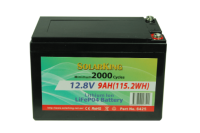 12.8V 9AH Lithium LiFe PO4 SolarKing Battery LB-9-12-10
