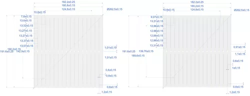 N Type Bifacial M10R 182.2*183.75 16BB