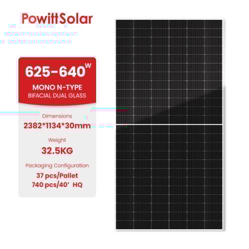 M10 N-TYPE PW-66M625-640HM10L-BD