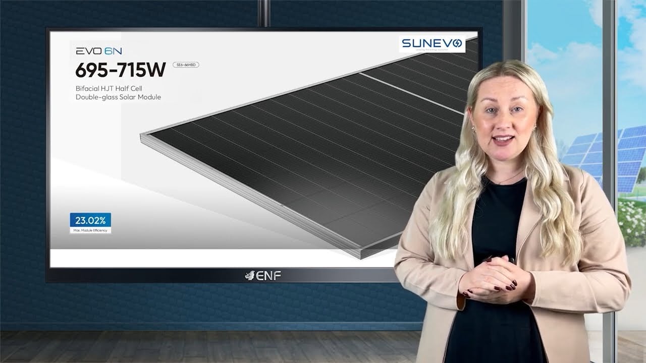 Evo6N SE6-66HBD 700-735W Bifacial HJT Solar Panel